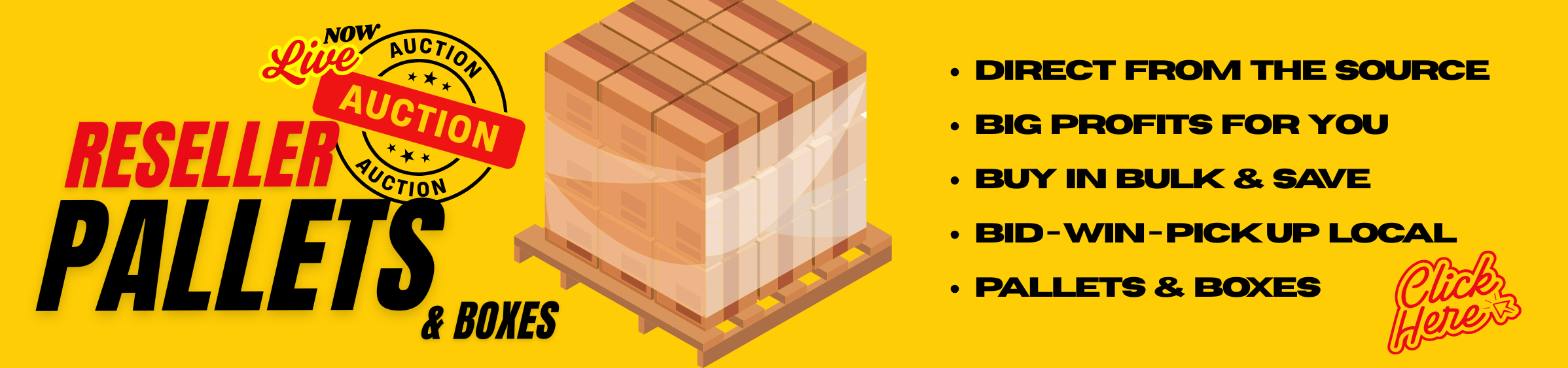 Bid and Win Pallets Now!