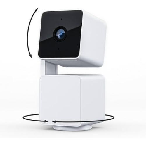 Wyze Cam Pan v3 Indoor/Outdoor Wired Security Camera with Pan/Tilt/Zoom - White