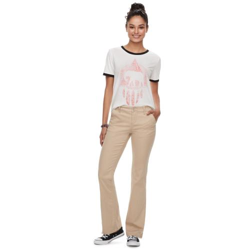 Size 5...Juniors' Unionbay Uniform Hayden Twill Bootcut Pants